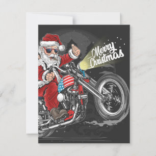 Jul Motorcykel Julkort