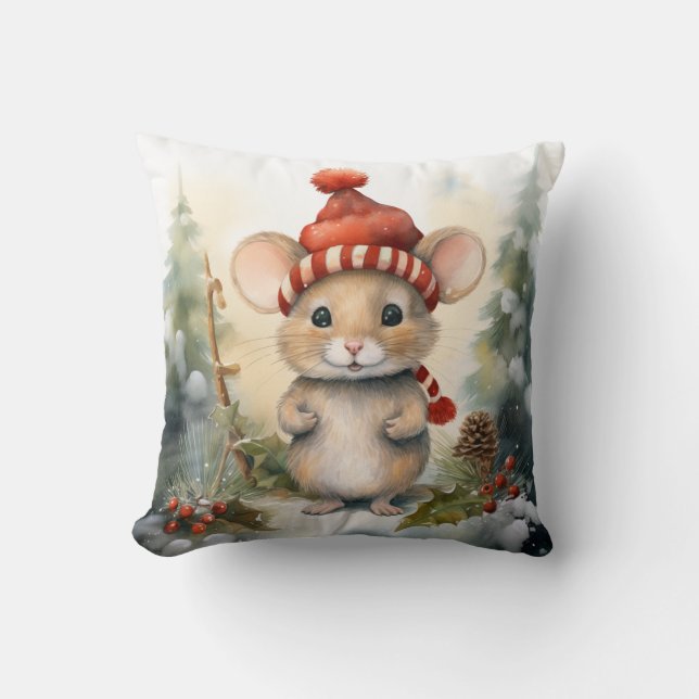 Jul Mouse Dekorativ kudde (Framsida)