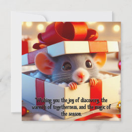 Jul Mouse - överraskning - Holiday Greetings