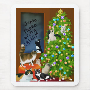 Jul Mousepad för en kattunge Musmatta