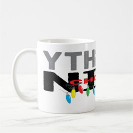 Jul Mugg 11 oz. "Naughty Välj Nice"