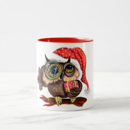 Jul Mugg Gift Baby Uggla med gåvor