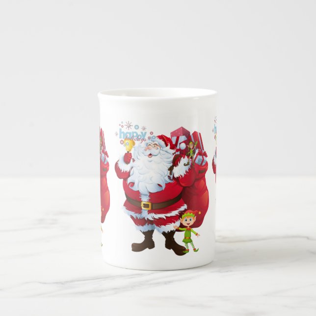 Jul Mugg, Glad helg, Santa Benporslin Mugg (Framsidan)