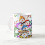 Jul Mugg Lycklig Snowmans Gift<br><div class="desc">Lycklig Snowmans God jul Party Funny Teckning Tecknad Firande - Välj / lägg till din unika text / teckensnitt / Färg - Gör din Snögubbearna gåva - Ändra storlek och flytta eller ta bort och lägg till Speciell / bild med anpassning inslag! - Teckning och MJÖLKS utformning. Du kan också...</div>