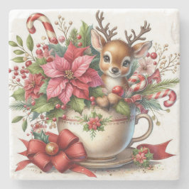 Jul Mugg Reindeer 4 Stenunderlägg