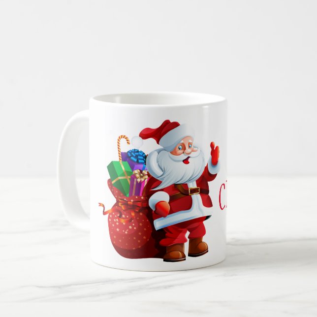 Jul Mugg-Santa Kaffemugg (Framsida vänster)