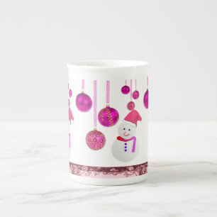 Jul Mugg Snögubbe Benporslin Mugg