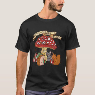 Jul Mushroom Julafton Lighting jul med Th T Shirt