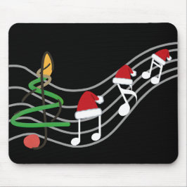 Jul Musik noter Santa Hat Treble Clef Musmatta