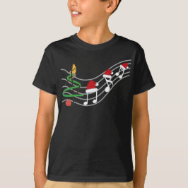 Jul Musik noter Santa Hat Treble Clef T Shirt