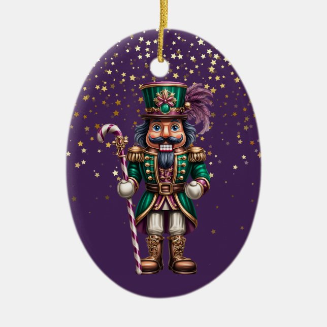 Jul Näckracker Julgransprydnad Keramik (Framsidan)