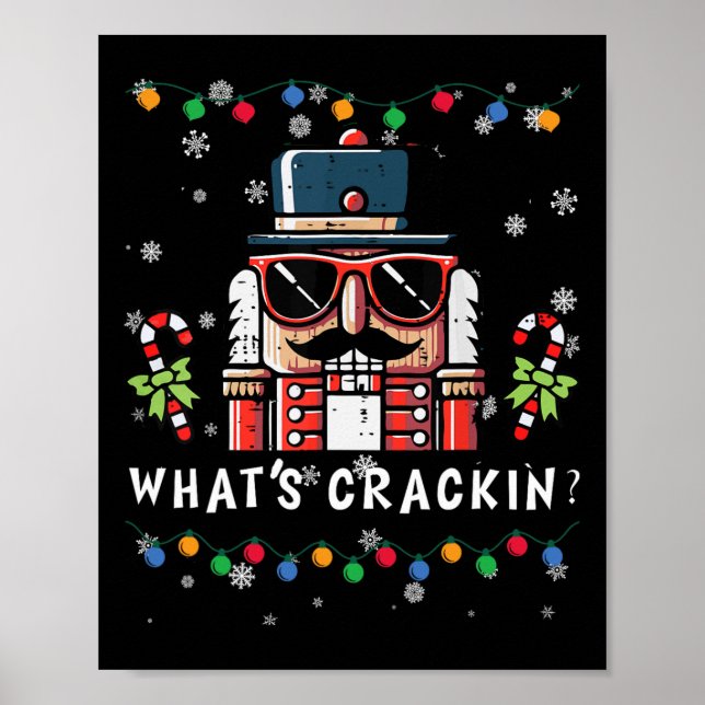 Jul Näckracker Vad Spricker Roligt Jul Man  Poster (Framsidan)