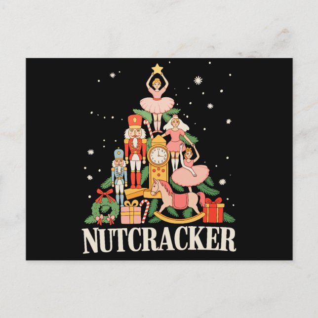 Jul Näckros Squad Balett Dans Xmas Helg Vykort (Framsida)