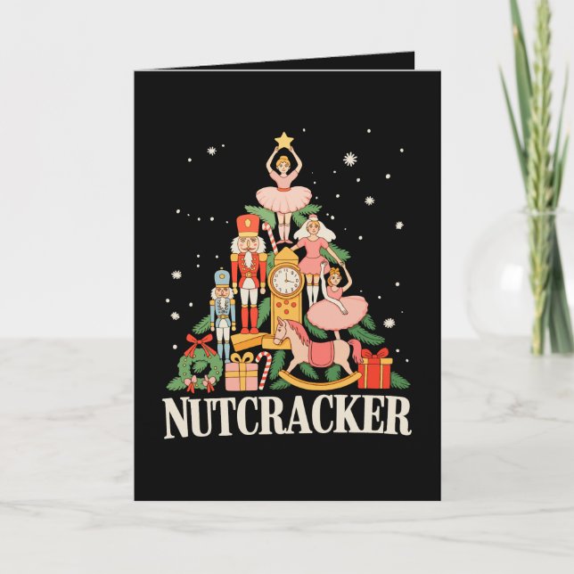 Jul Näckros Squad Balett Dans Xmas Kort (Framsida)