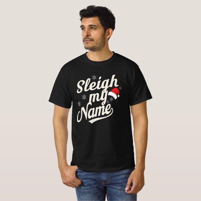Jul Namn Vibes T Shirt (Hel framsida)