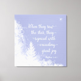 Jul - när de såg stjärnan canvastryck