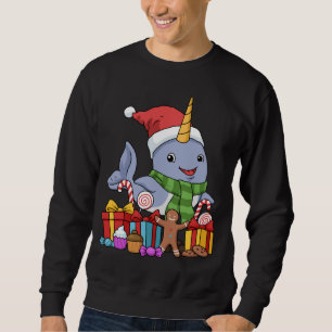 Jul Narwhal Kids julgåva Narwhal Lång Ärmad Tröja