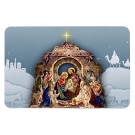 Jul Nativitet Baby Jesus 4 x 6 Magnet