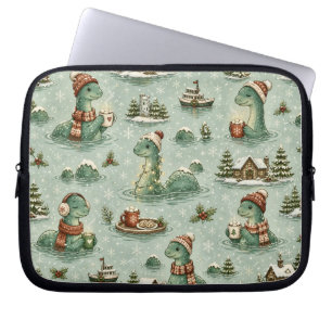 Jul Nessie Loch Ness Odjur Mysig Kryptider Laptop Fodral