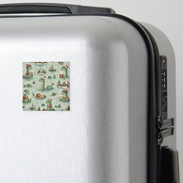 Jul Nessie Loch Ness Odjur Mysig Kryptider  Magnet (In Situ (Luggage))
