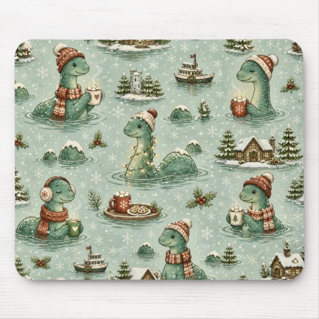 Jul Nessie Loch Ness Odjuret Mysiga Kryptider  Musmatta (Framsidan)