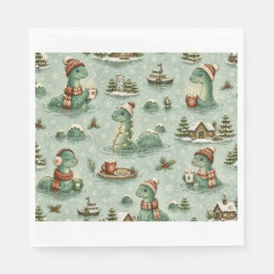 Jul Nessie Loch Ness Odjuret Mysiga Kryptider Pappersservett