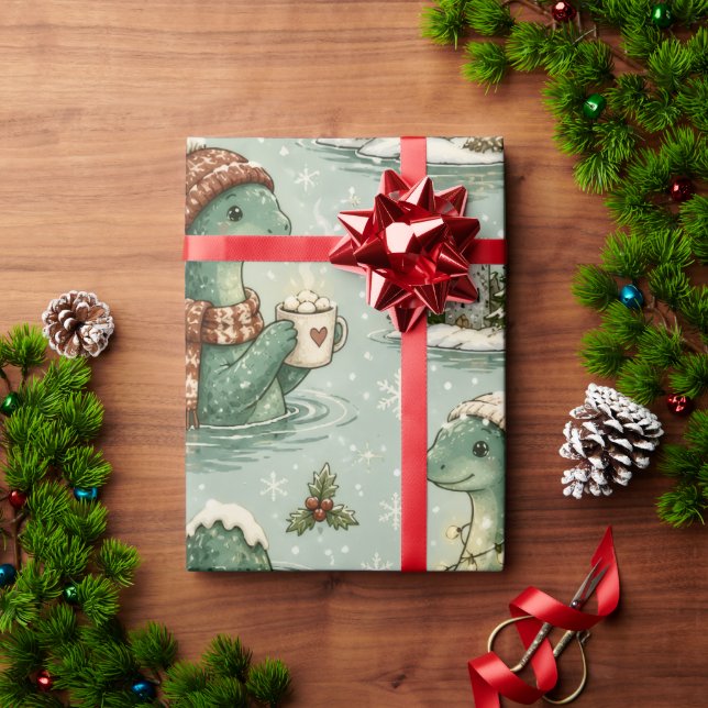 Jul Nessie Loch Ness Odjuret Mysiga Kryptider  Presentpapper (Julgåva)