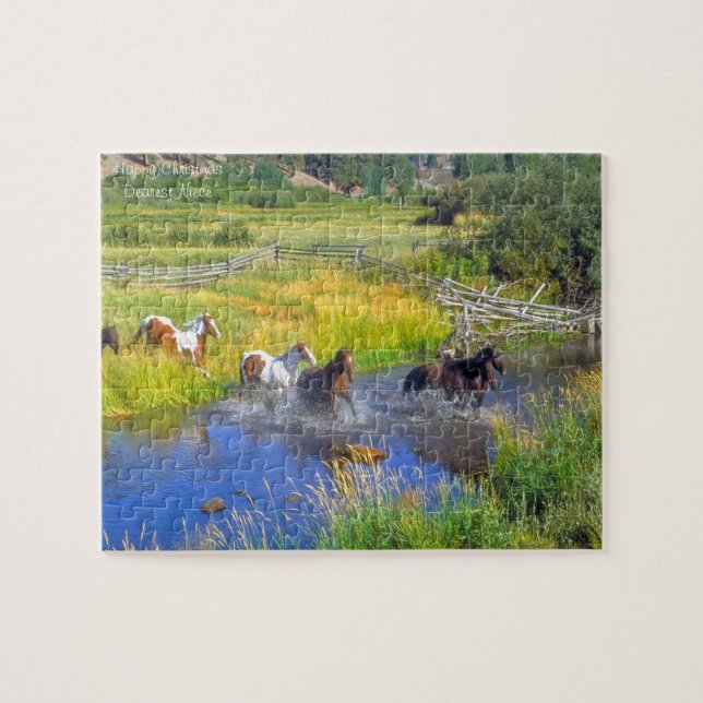 Jul Niece. Jigszle Puzzle Pussel (Horisontell)