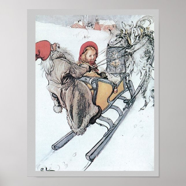 Jul Nisse och Kirsti Poster (Framsidan)
