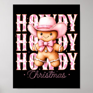 Jul Nk Pepparkakscowboy Cowgirl Howdy Väst Poster