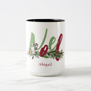 Jul Noel Personlig Två-Tonad Mugg