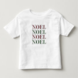 Jul Noel Red & Grönt Play Mönster Helgdag T Shirt