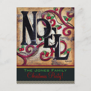 Jul Noël ~ Vykort / Inbjudan
