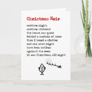 Jul Noir - en rolig jultid Helgkort