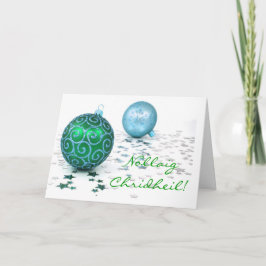 Jul Nollaig Chridheil I-Helgdag kort
