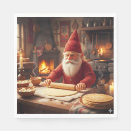 Jul Norsk Nisse Gör Lefse, Servetter
