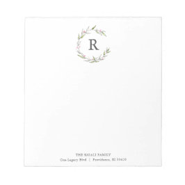 Jul Notepad Monogram Anteckningsblock