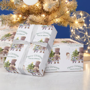 Jul Nötknäckare Sockerplommon Häxa & Muskonung Presentpapper