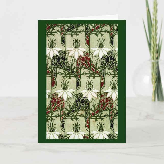 Jul Nouveau Helgkort (Framsida)