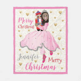 Jul Nutcracker Ballet Fleece Blanket/Medium
