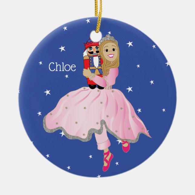 Jul Nutcracker Ballet Ornament Personalize (Framsidan)
