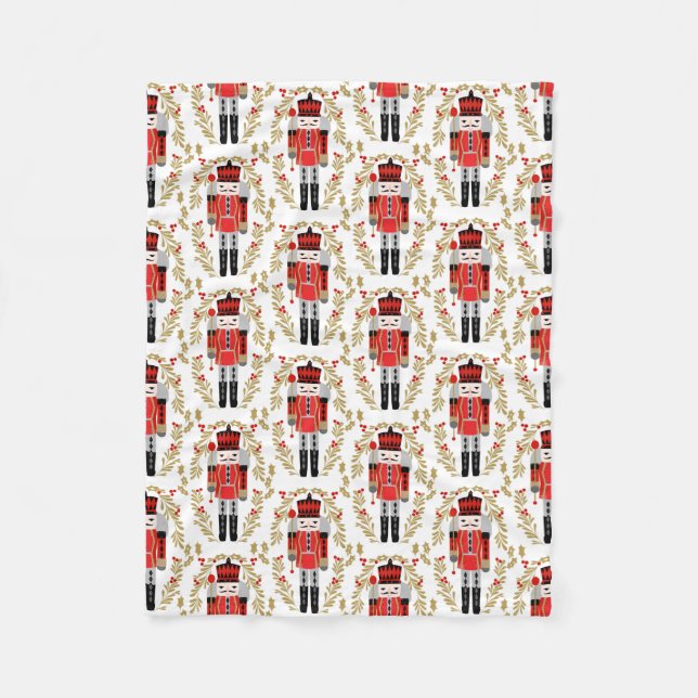Jul Nutcracker Flexid Blanket Fleecefilt (Framsidan)