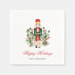 Jul Nutcracker Glad helg Papper Pappersservett