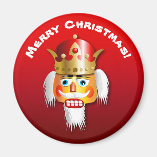 Jul Nutcracker Kung Magnet