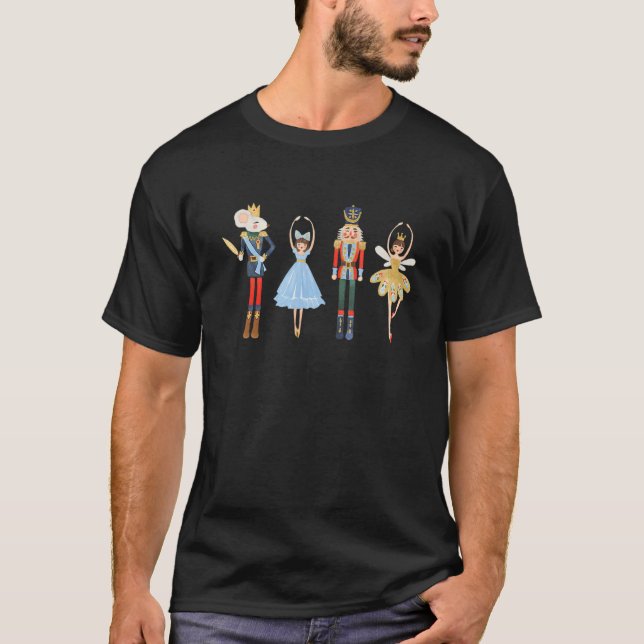 Jul Nutcracker Råtta Mouse Kung Soldier Prince T Shirt (Framsida)