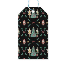 Jul Nutcracker Soldiers & Älvors på Black