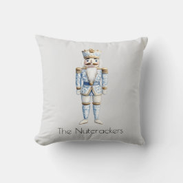 Jul Nutcracker Watercolor Kudde