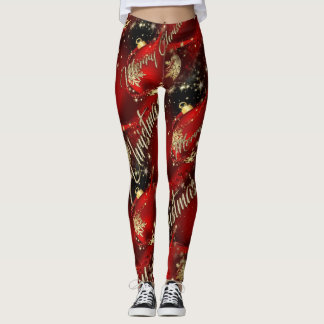 Jul/nya år partydamasker leggings