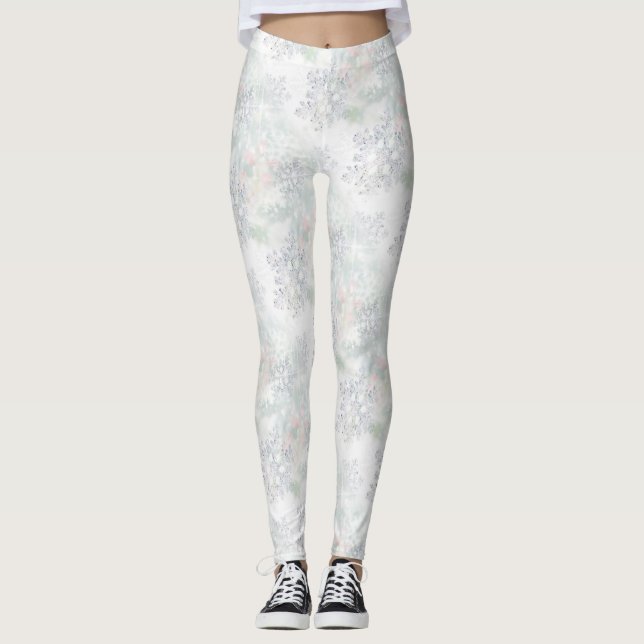 Jul/nya år partydamasker leggings (Framsida)