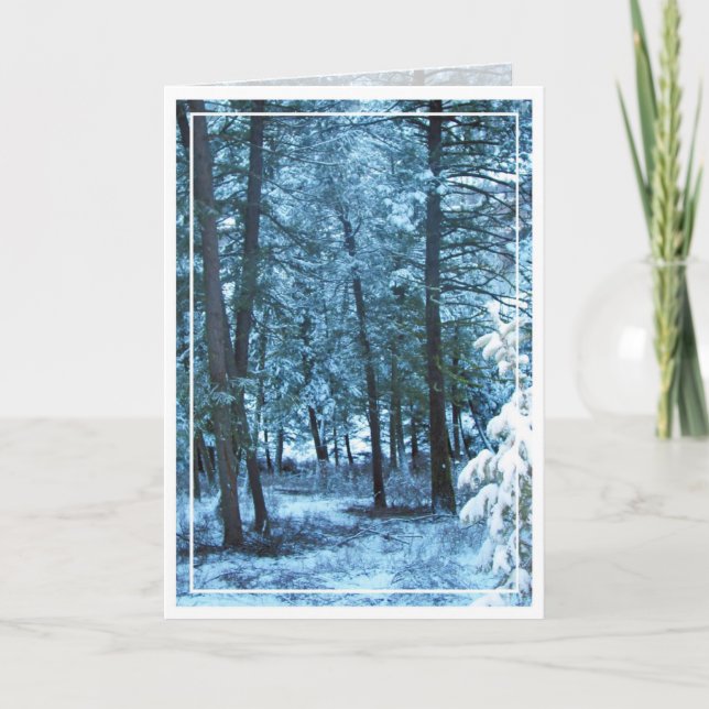 Jul, nyår, Helgdag - blank Helgkort (Framsida)